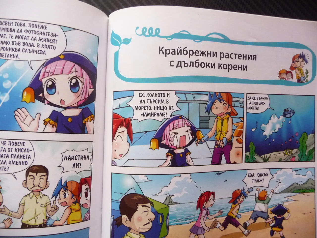 Защо? Растенията комикс забавно запознаване децата със света дървета храсти цветя водорасли билки фл — снимка 5