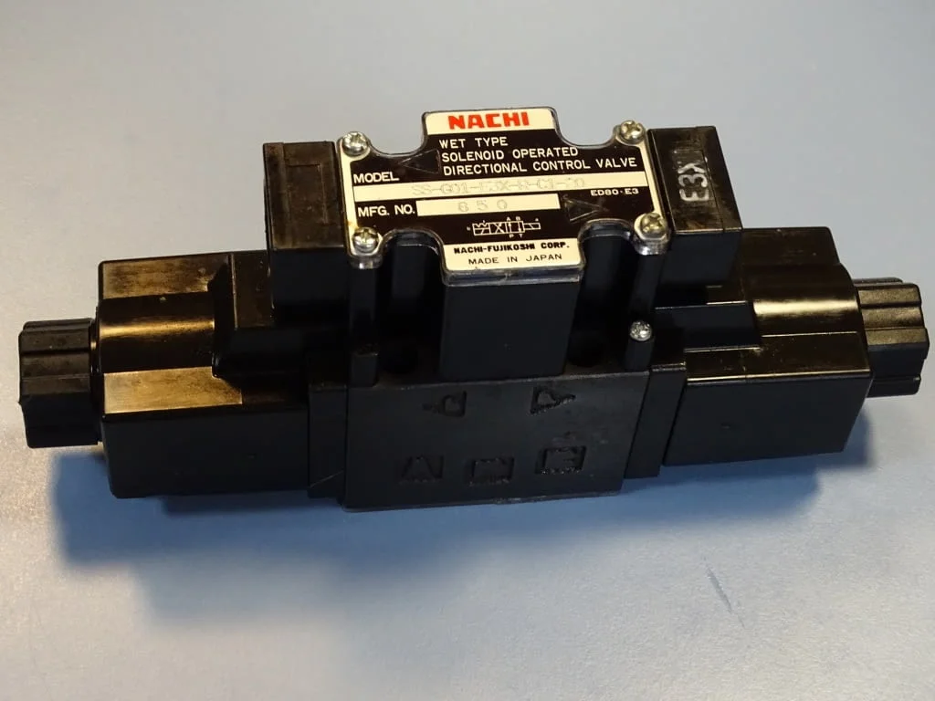 Хидравличен разпределител NACHI SS-C01-E3X-R-C1-20 solenoid operated directional valve — снимка 6