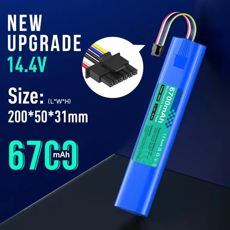 CITYORK 14.4V 6700mAh батерия, съвместима с прахосмукачка робот Neato Botvac D3 D3+ D5 D5+ D6 D7 — снимка 2