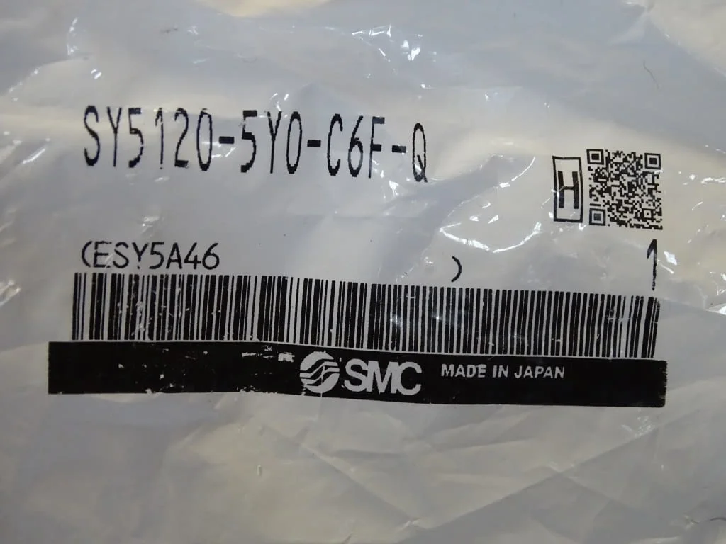 Пневматичен разпределител SMC SY5120-5Y0-C6F-Q Solenoid Valve 24VDC — снимка 3