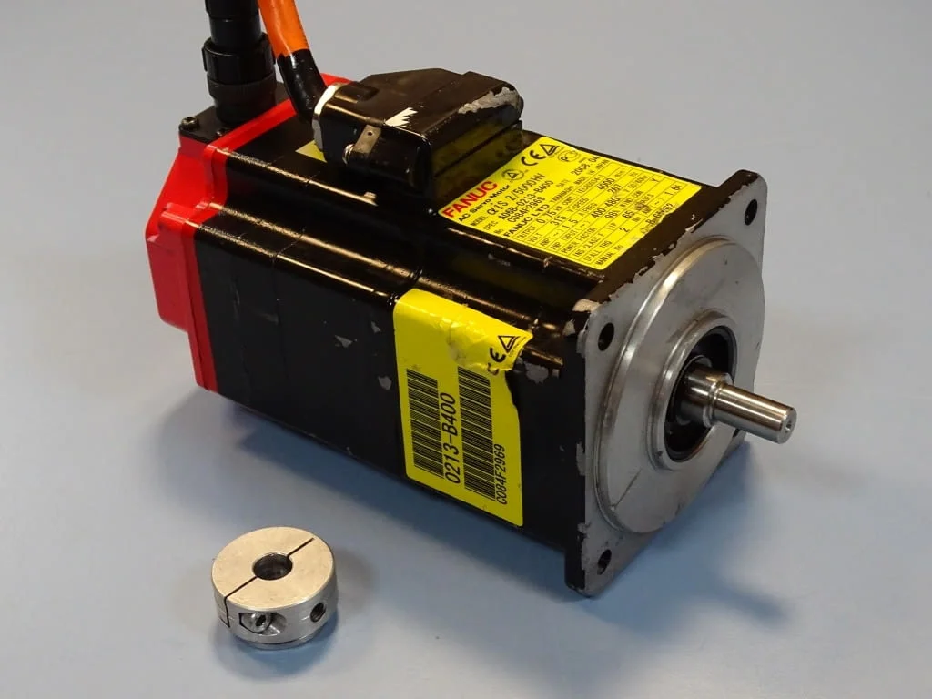 Сервомотор FANUC αis 2/5000HV A06B-0213-B400 AC servo motor — снимка 2