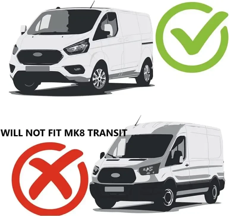 Водоустойчиви калъфи за седалки на ван, Ford Transit Custom — снимка 2