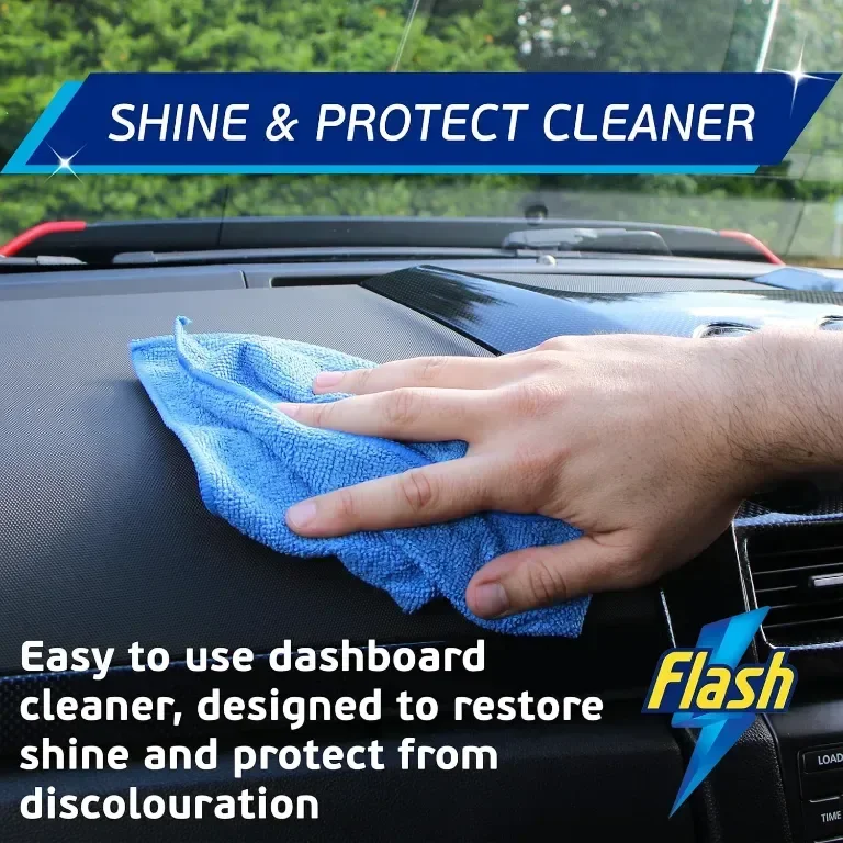 Flash Car Care Автомобилен комплект за грижа за автомобили 4x500 мл за външно и вътрешно почистване — снимка 5