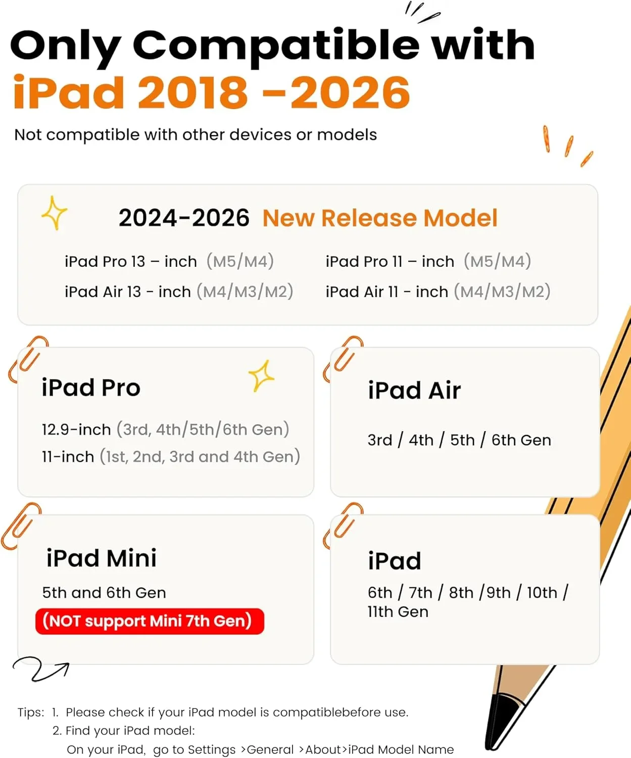 OMOTON стилус писалка за iPad (USB-C) с резервни накрайници, метална рол-спинър приставка — снимка 3