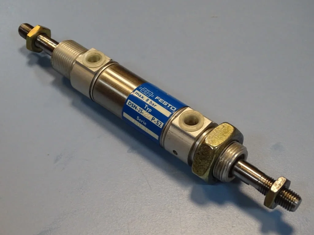 Пневматичен цилиндър двойнодействащ Festo DSN-25-20P-S2 pneumatic cylinder — снимка 6