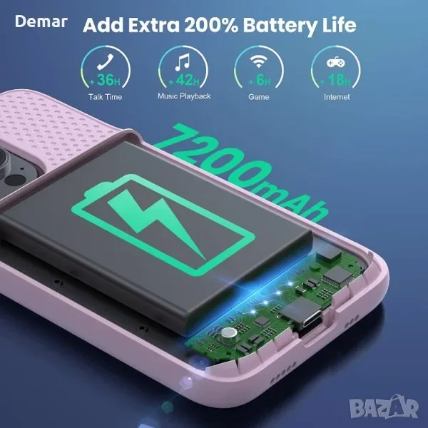 Калъф с батерия Feob за iPhone 14 , 14 Pro — снимка 7