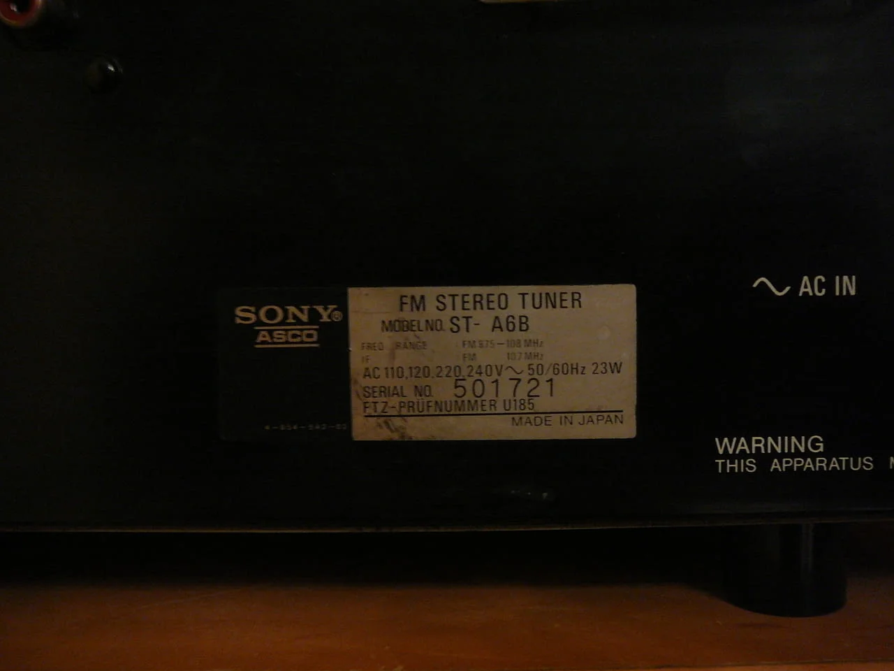 Sony st-a6b — снимка 10
