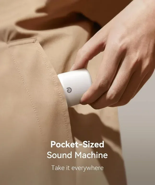 Dreamegg Pocket Sleep 1 - Преносима машина за бял шум за сън, 16 релаксиращи звука, 32 нива на звука — снимка 2