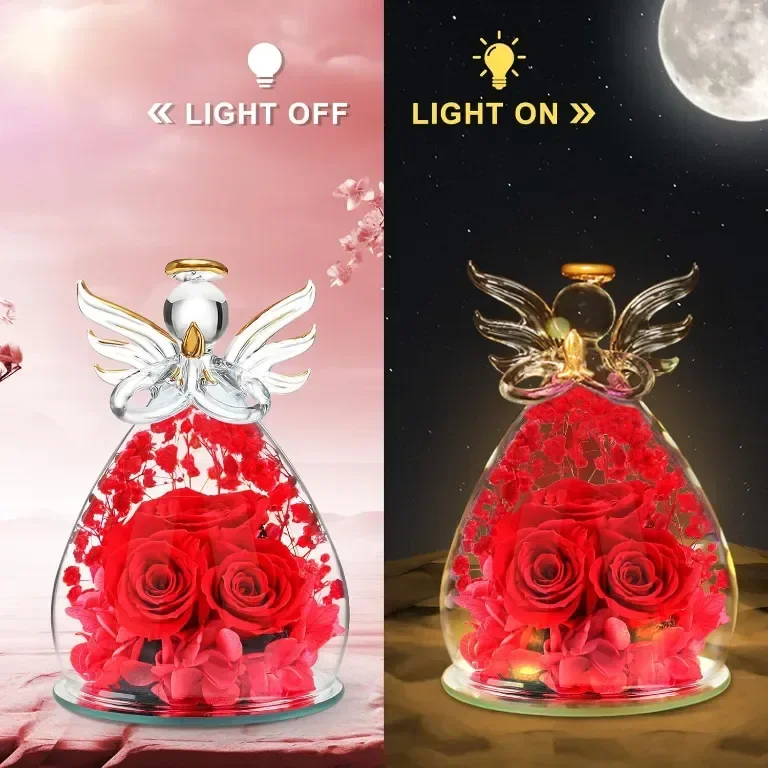 Beferr Подаръци за деня на майката Angel Rose за мама, подаръци за рожден ден за жени — снимка 5