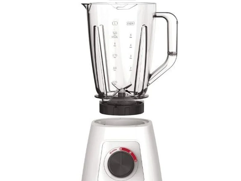 Блендер, Tefal BL420131 Blendforce II White Plastic Bowl (4 blades), 600W — снимка 2