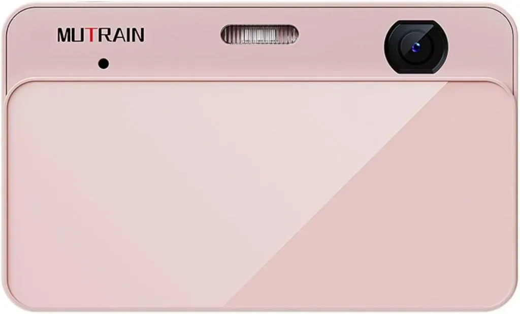 MUTRAIN Digital, Насочи и снимай Android камера с огледало, 1080P, X10, 32GВ, бяла ; розова — снимка 2