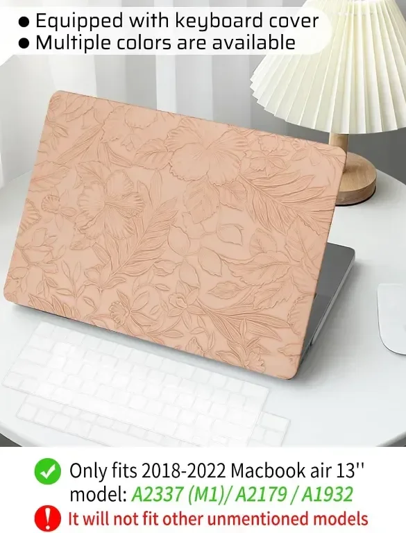 Калъф Ksriylm за MacBook Air 13-инчов, A1932 A2179 M1 A2337, розов — снимка 7