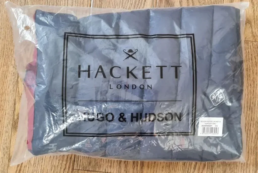 HUGO & HUDSON x HACKETT Топло зимно палто за кучета, двулицево Navy & Berry, S 30 — снимка 8