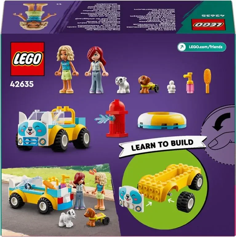 LEGO Строителна игра с мини кукли Пейсли и Нова, животни и природа за деца 4+ г., 42635 — снимка 7