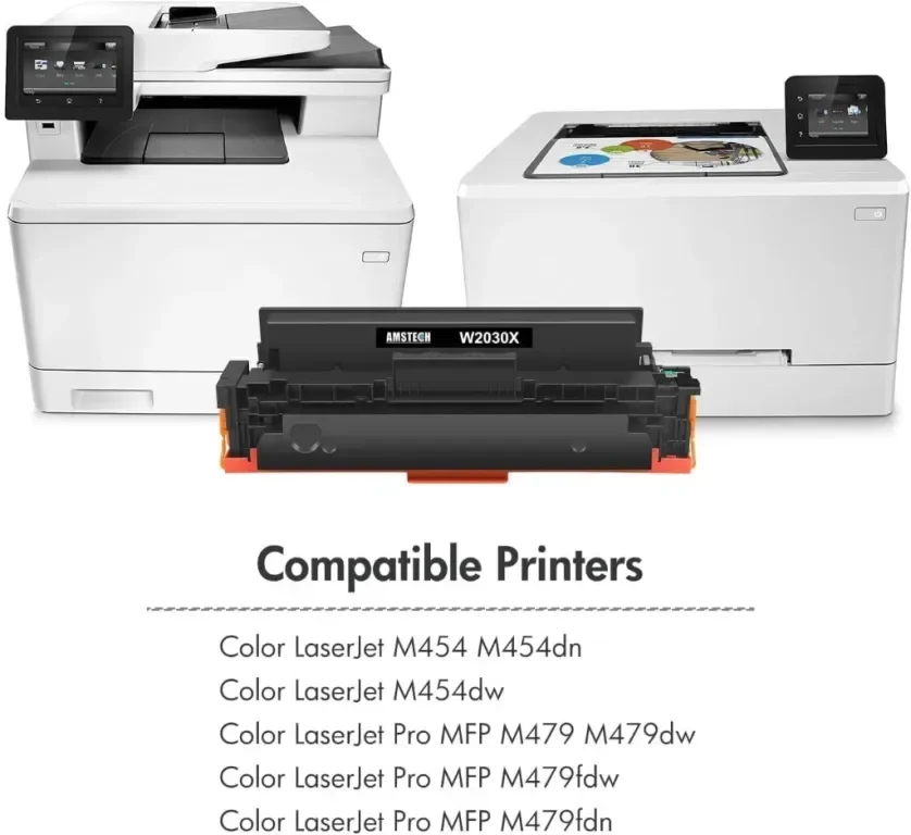 415X 415A Съвместима за HP 415X тонер касети с чип, за Color Laserjet Pro MFP M479 и M454, 4 броя — снимка 2