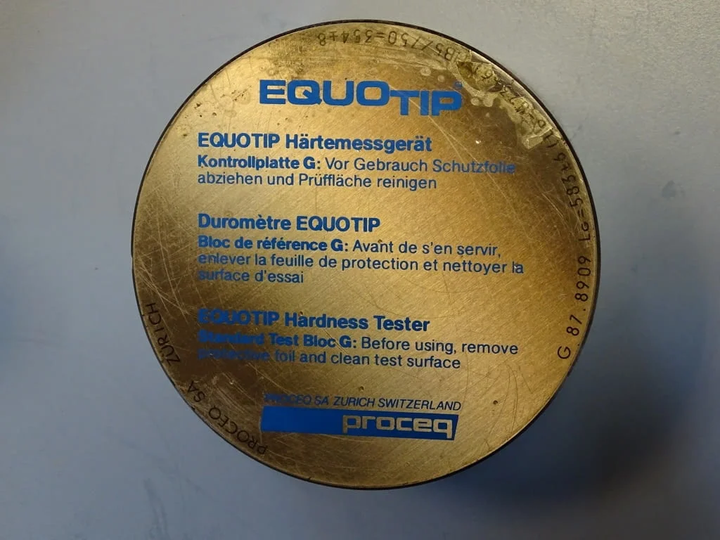 Тестов блок Proceg EQUOTIP Test Block G 87.8909 — снимка 7