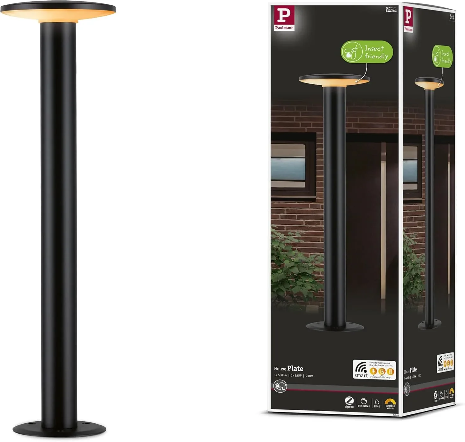Paulmann 94755 House Plate LED външно болард осветително тяло