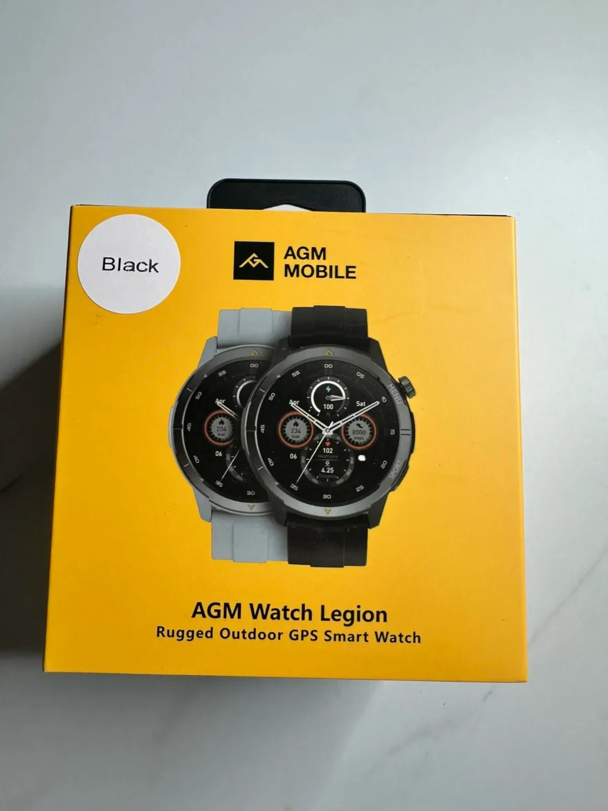 AGM Watch Legion смарт часовник с Bluetooth разговори и GPS (AMOLED 1.43") — снимка 2