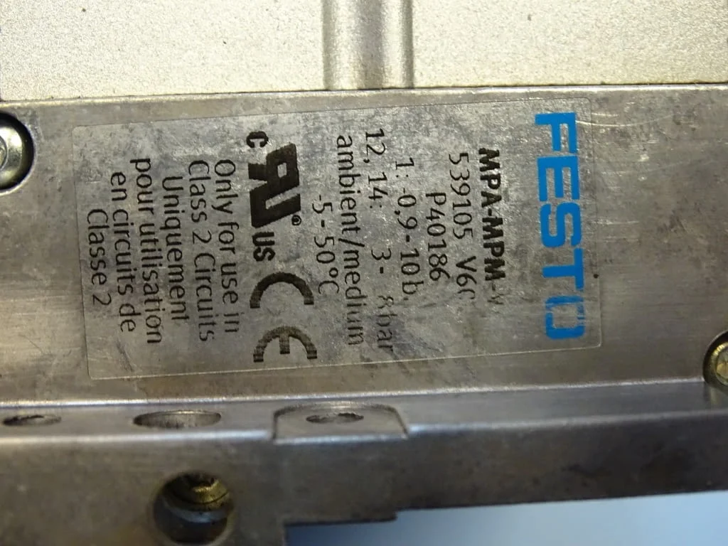 Пневматичен модул Festo VMPA-KMS1-24-5 pneumatic valve block — снимка 5