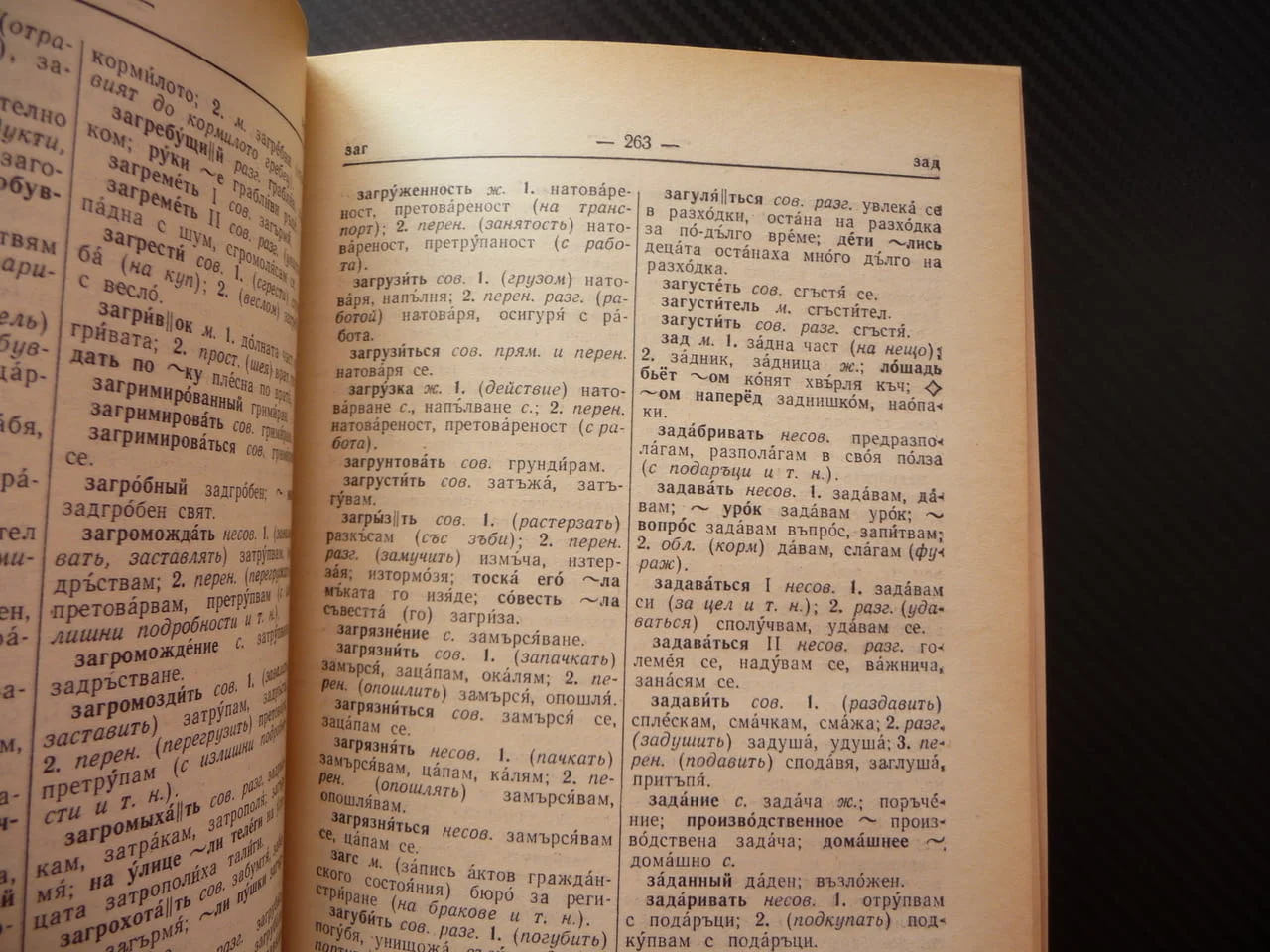 Руско-български речник Русско-болгарский словарь хубаво издание твърди корици синя език уроци частни — снимка 3