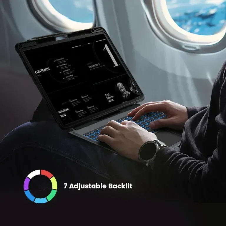 Калъф с клавиатура Nillkin Carry Go iPad Pro 12,9 инча с дръжка — снимка 5