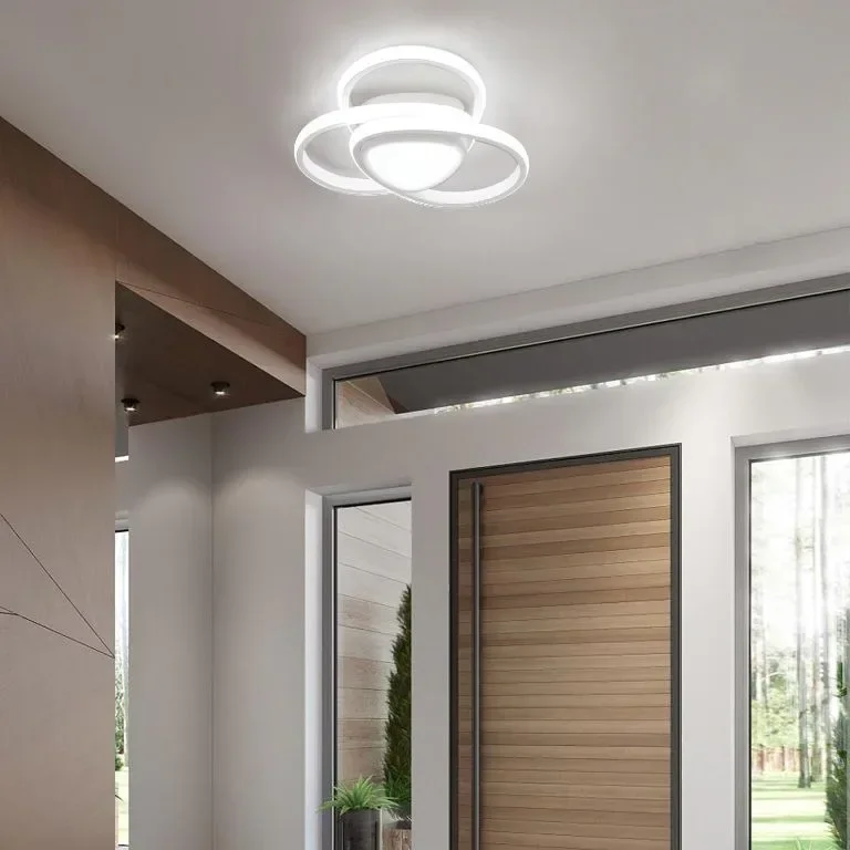 EIDISUNY LED таванни светлини, малко 3-овално модерно таванно осветително тяло, 36W 6000K — снимка 3