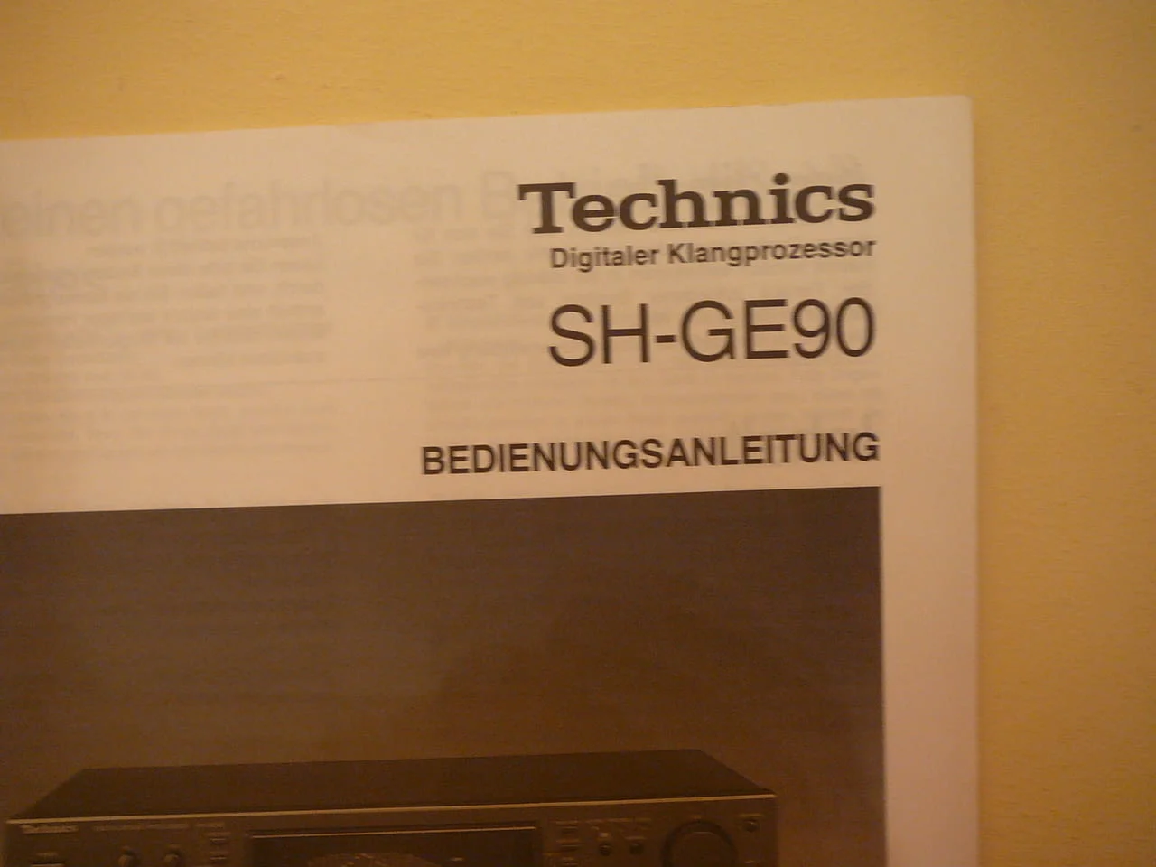 Technics sh-ge90 — снимка 3