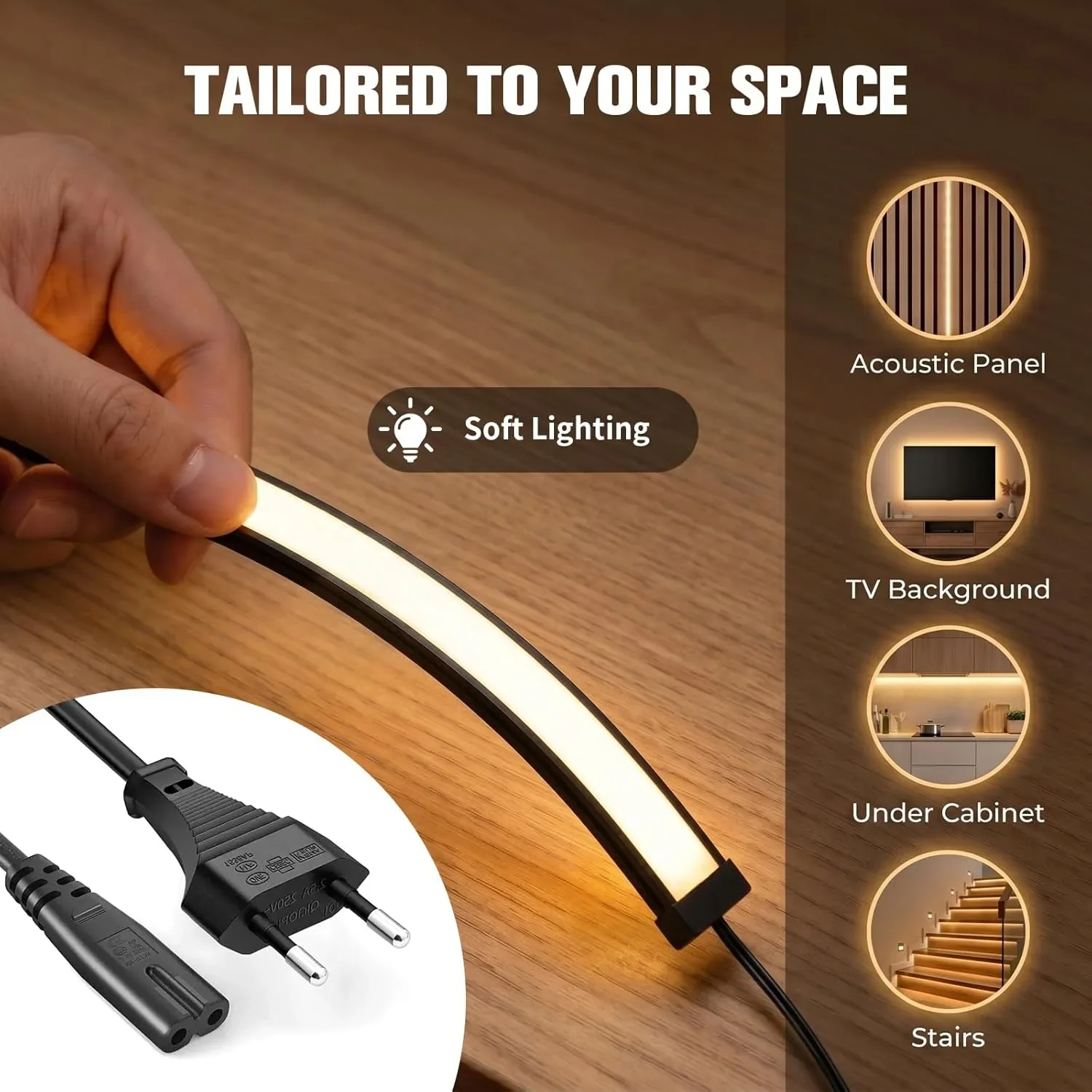 LED осветление за акустични стенни панели – комплект 6 броя — снимка 5