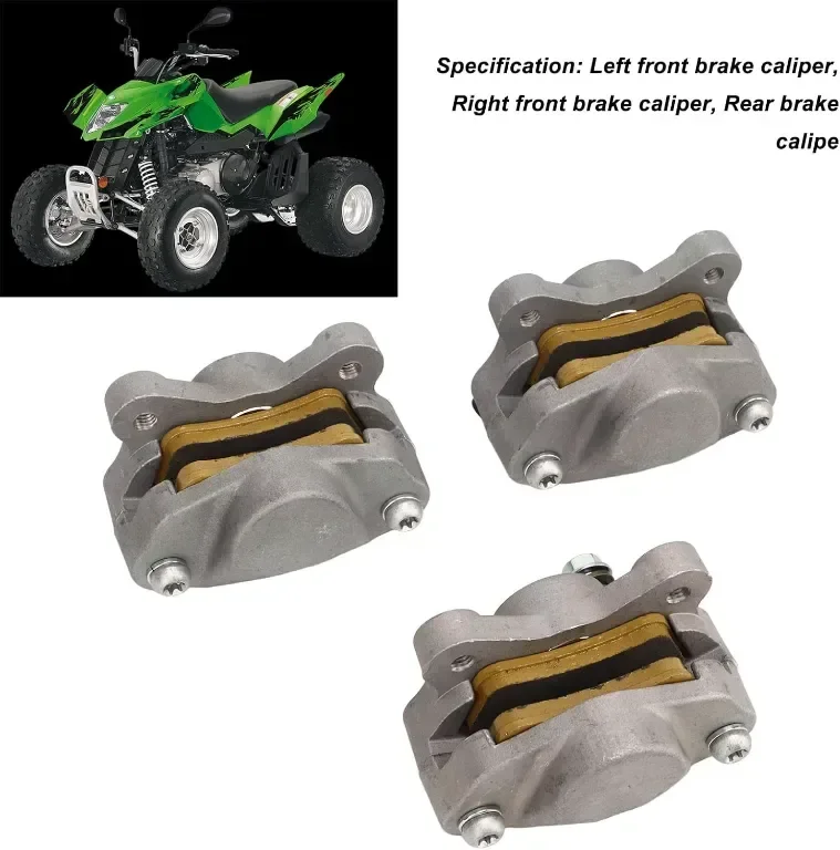 Keenso 3 бр. ATV преден заден спирачен апарат с накладка 0402 010 за Arctic Cat ATV — снимка 2