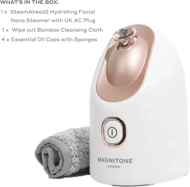 MAGNITONE SteamAhead2 Хидратиращ нано уред за лице с пара за домашно спа