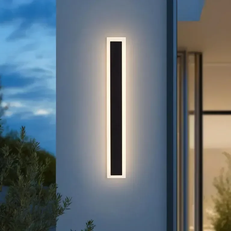Warmiehomy Външна стенна лампа, LED, IP67, 3000К, 80 см