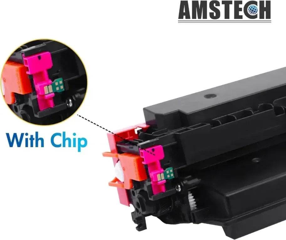 415X 415A Съвместима за HP 415X тонер касети с чип, за Color Laserjet Pro MFP M479 и M454, 4 броя — снимка 4