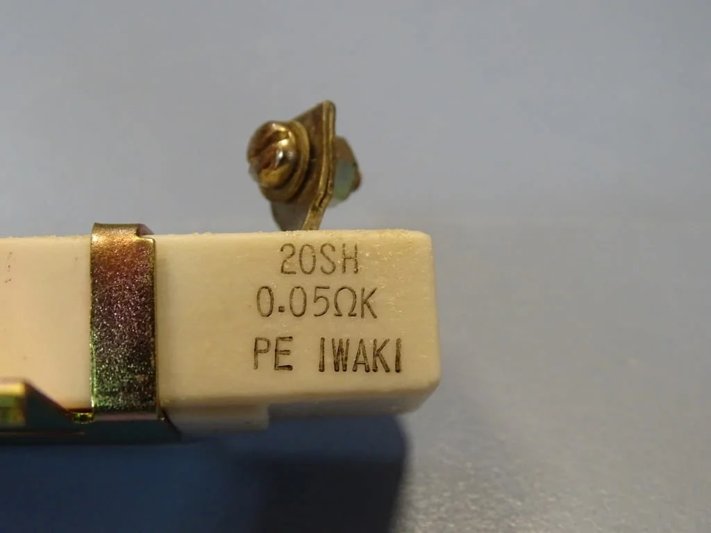 Резистор IWAKI 20SH resister 0.05ΩK ohm — снимка 3