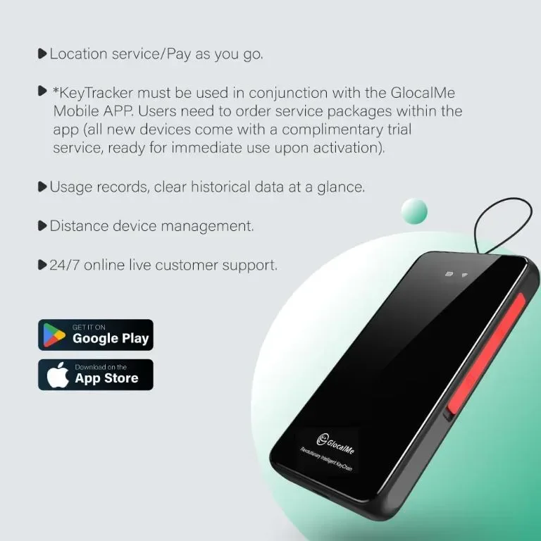 GlocalMe KeyTracker Глобален GPS тракер, Осигурява спешна мрежова връзка — снимка 6