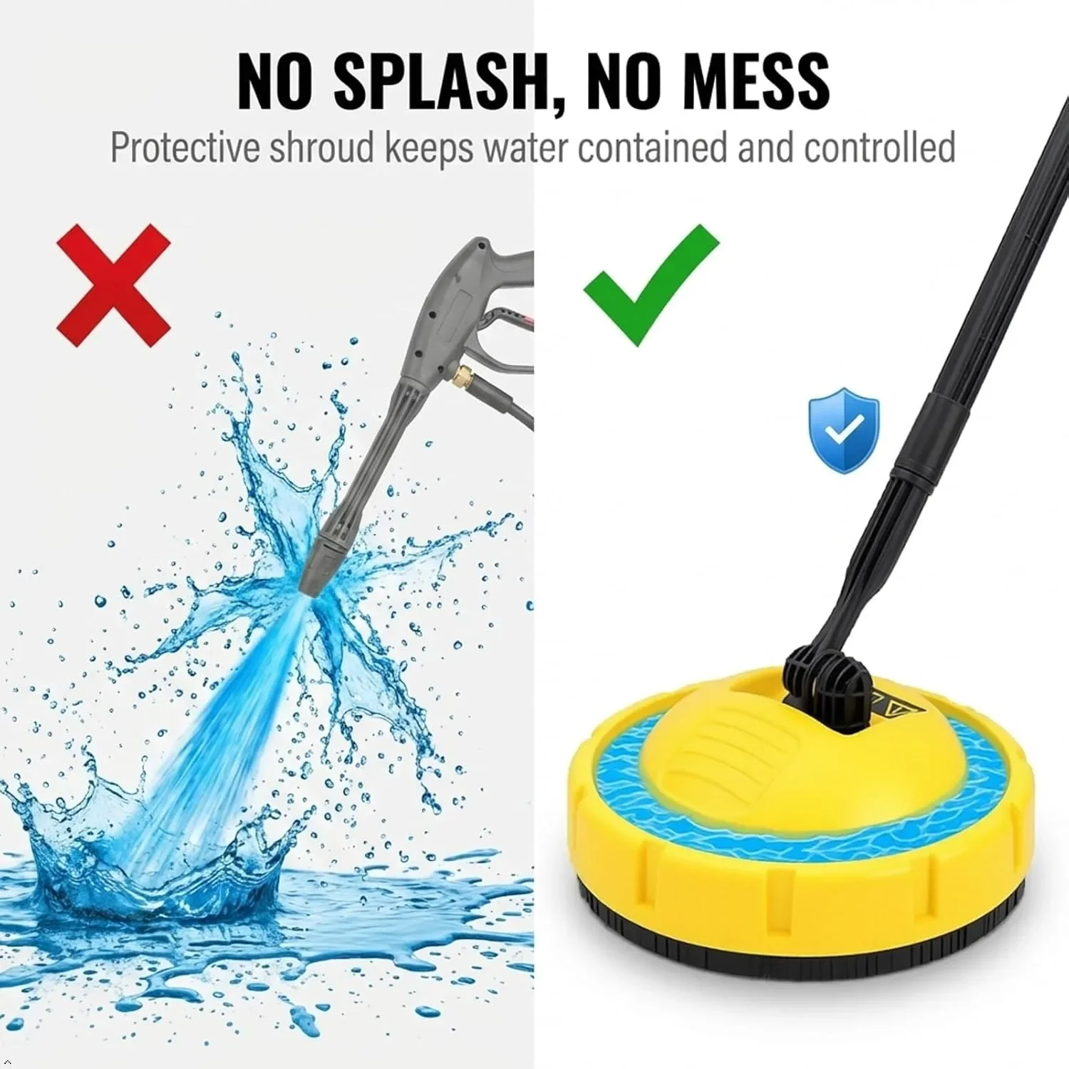 Ротационна приставка за водоструйка Karcher – за почистване на тераса и двор, 58 см — снимка 4