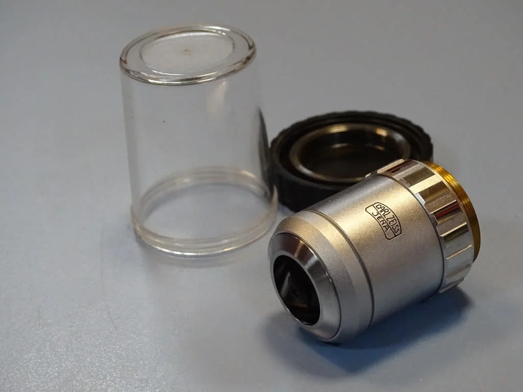 Обектив за микроскоп Carl Zeiss Jena Planachromat-HD 20x/0.40 microscope obiective — снимка 9