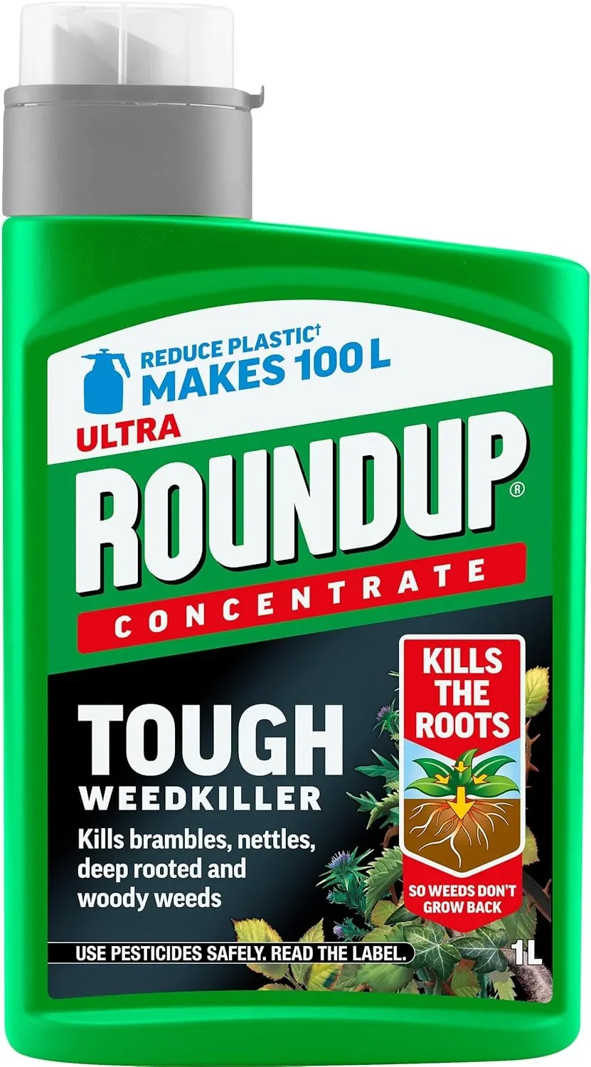 Roundup Ultra Tough Weedkiller – концентрат до 100 л, 1 л