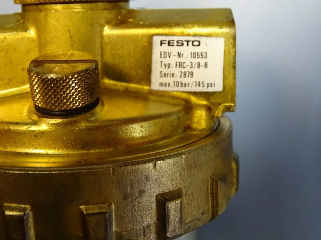 Пневмоподготвяща група Festo FRC-3/8-8 10Bar — снимка 4