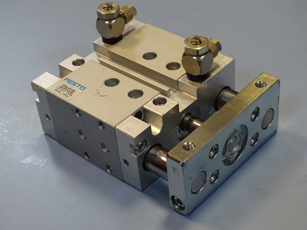 Пневматичен цилиндър Festo DFM-25-20-B-PPV-A-GF Guided drive 10Bar — снимка 6