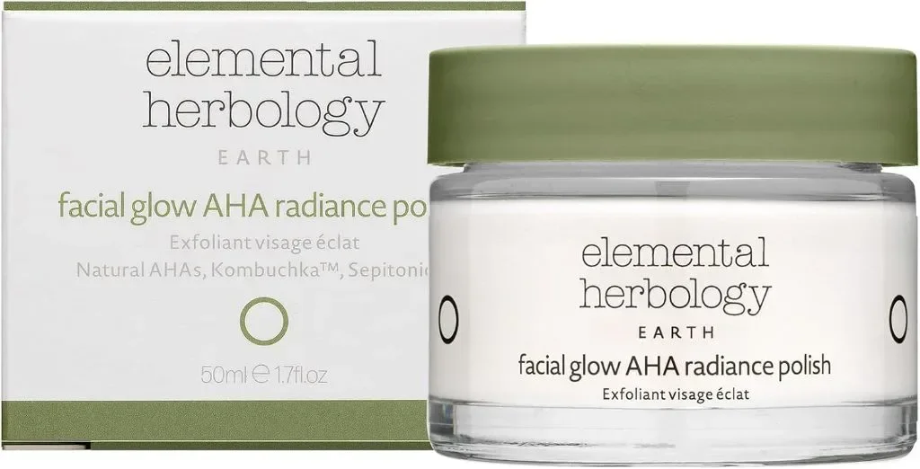Elemental Herbology Facial Glow Radiance Polish Ексфолиант за лице за по-ярка кожа, сияен блясък — снимка 4