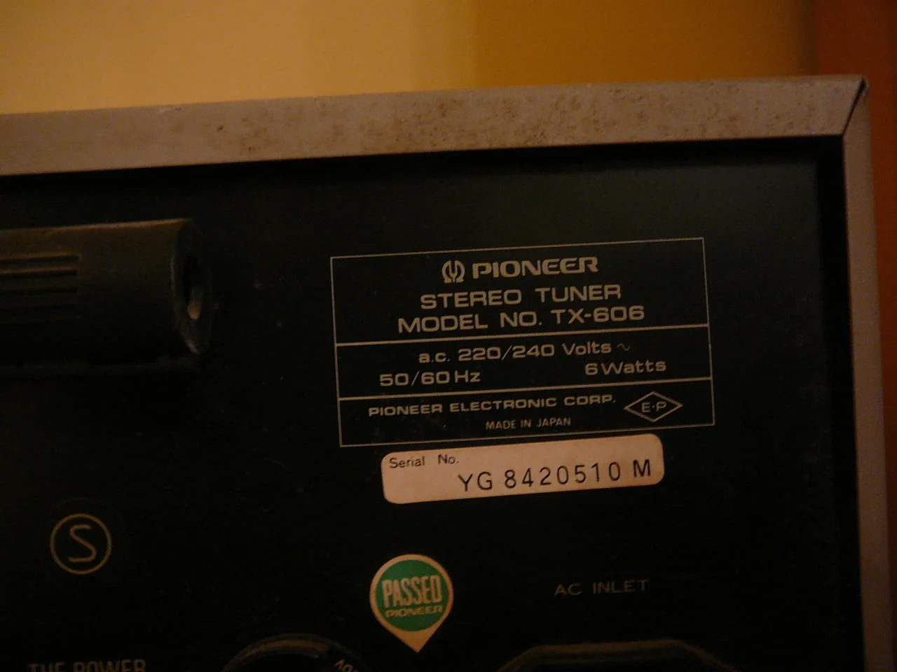 Pioneer sa-606 i tx-606 — снимка 9