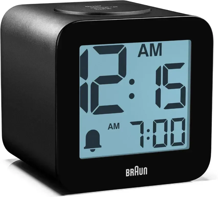 Цифров говорещ будилник Braun с дрямка, позитивен LCD дисплей, BC25BP — снимка 9