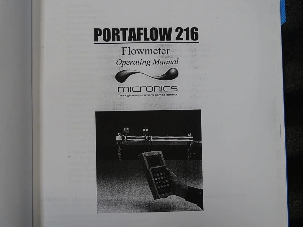 Дебитомер ултразвуков Micronics PORTAFLOW 216 Flowmeter portable — снимка 5