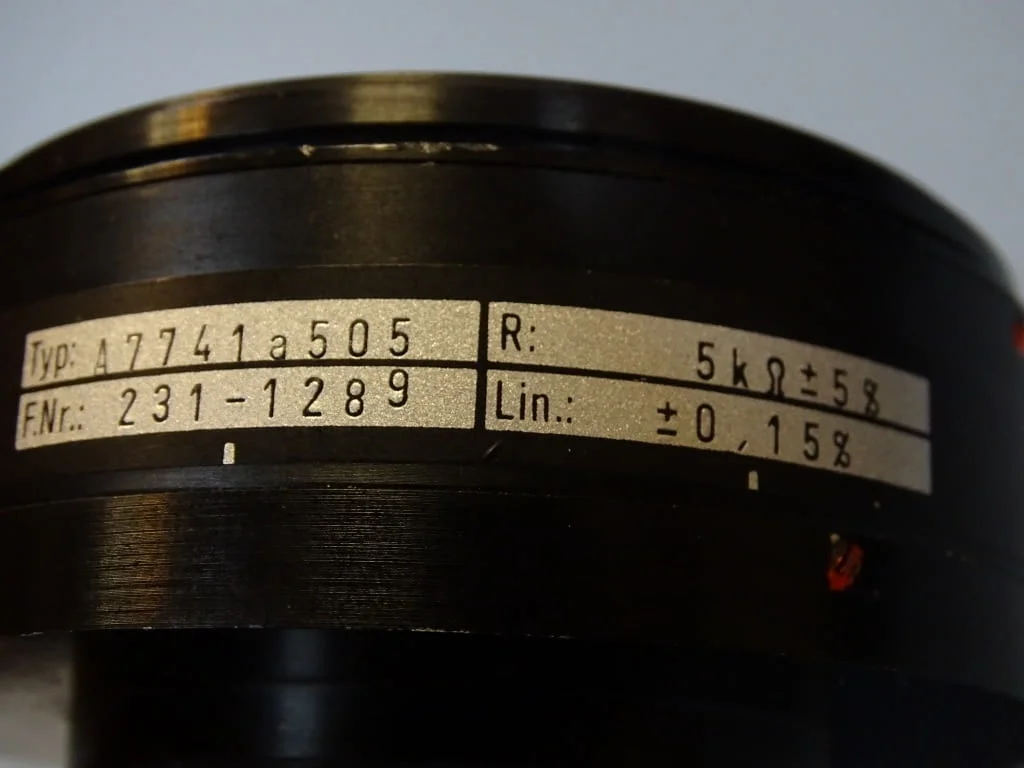 Ротационен потенциометър Novotechnik A774a505 Rotari Potentiometer — снимка 3