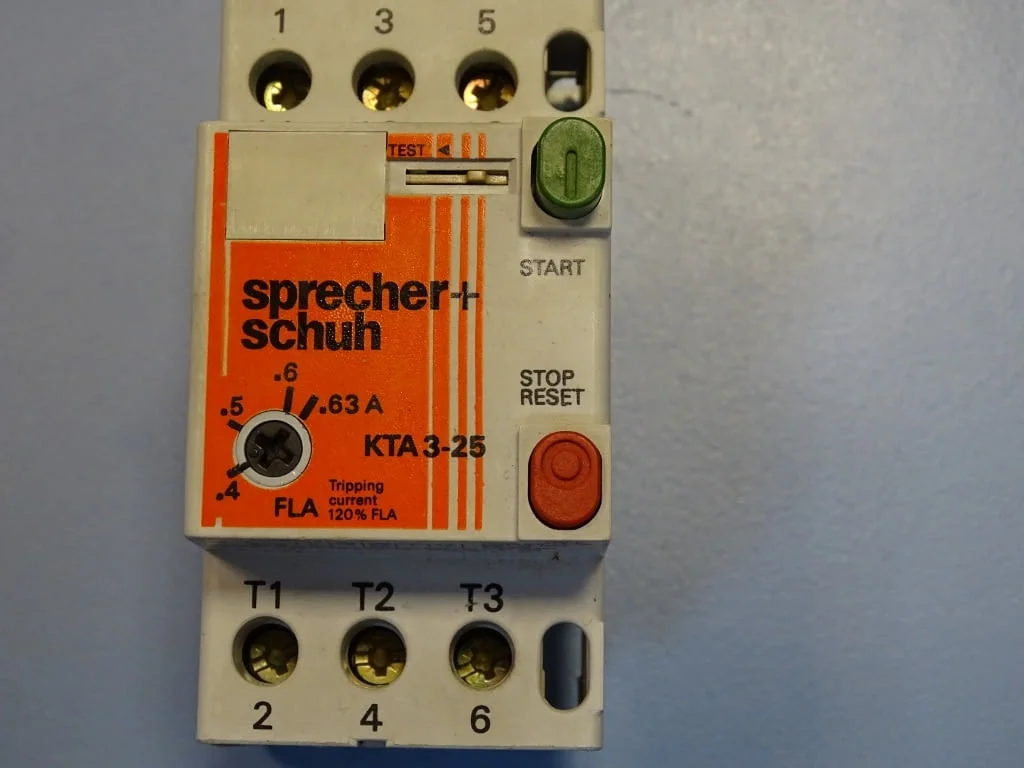 Моторна защита Sprecher+Schuh KTA 3-25 0.4/0.63A — снимка 7
