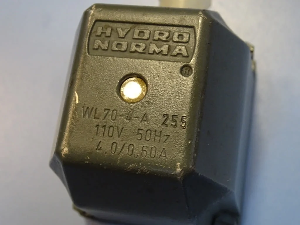 Бобина HYDRONORMA WL70-4-A solenoid coil 110V — снимка 2