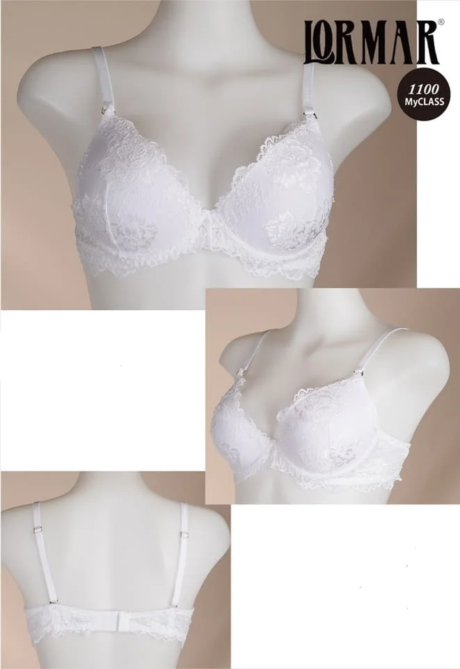 Lormar 70B, 75B, 80B, 85B, 70C, 75C, 80C сутиен с вградени гел подплънки Лормар сутиени с гел — снимка 4