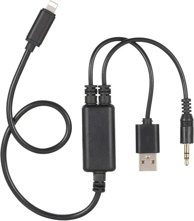 Shkalacar Audio USB кабел AUX адаптер за BMW и Mini iPod iPhone 6 7 8 X XS XR