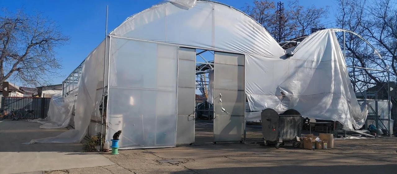 Метална конструкция за оранжерия - 320 кв. м