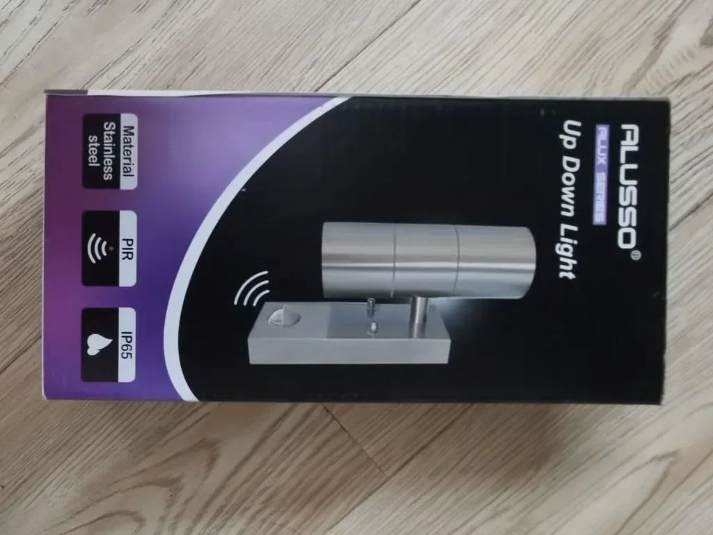 ALUSSO LED стенна лампа PIR сензор за движение 8W 750LM, нагоре надолу, 2 крушки — снимка 9